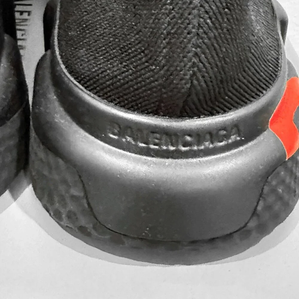 BALENCIAGA SPEED 645334W2DBY BLACK/BLACK/RED SNEAKERS